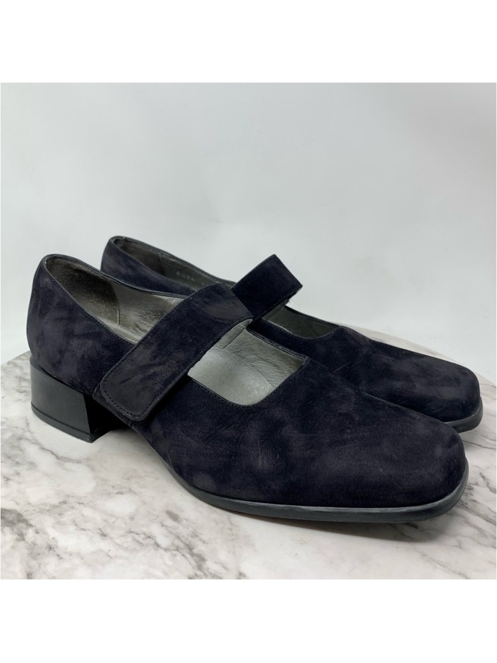 Beautifeel Square Toe Block Heel Comfort Mary Janes 39/8-8.5 Retro Academia Chic
